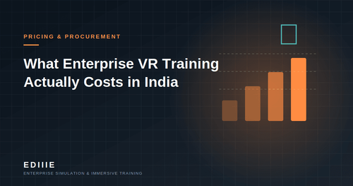 What Enterprise VR Training Actually Costs in India (And What Drives the Number)
