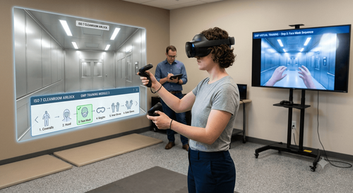 GMP and Cleanroom Behaviour Training in VR: Where Pharma Training Usually Falls Short
