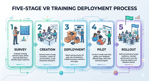 What a VR Training Deployment Actually Looks Like: From Site Survey to Go-Live