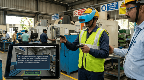 Multilingual VR Training for India's Frontline Workforce