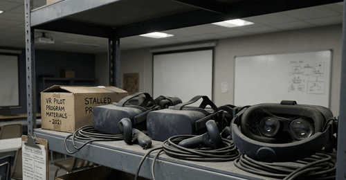 Why Most VR Training Pilot Projects Die After Six Months (And How to Design One That Doesn't)